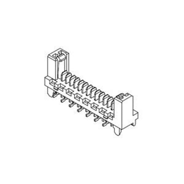 Molex Board Connector, 22 Contact(S), 1 Row(S), Male, Straight, 0.05
